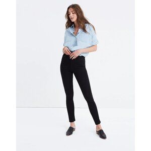 Madewell Jeans 10" High-Rise Skinny Jeans in Carbondale Wash 27‎ Split Hem